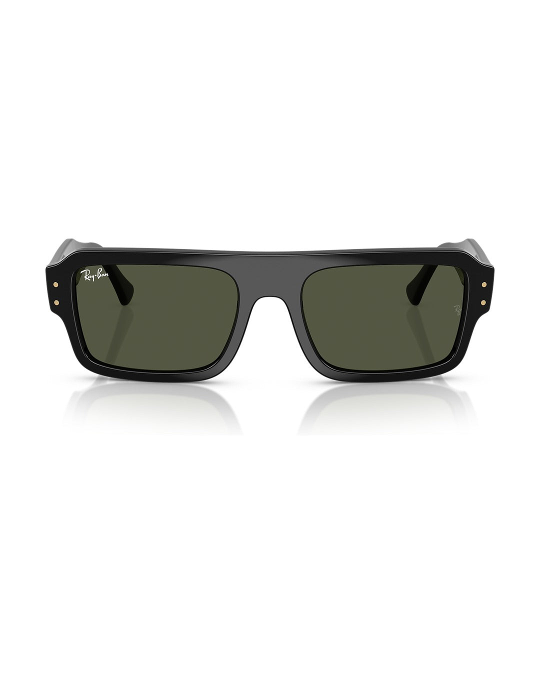 Flacko Sunglasses - Black/Green - Ray-Ban