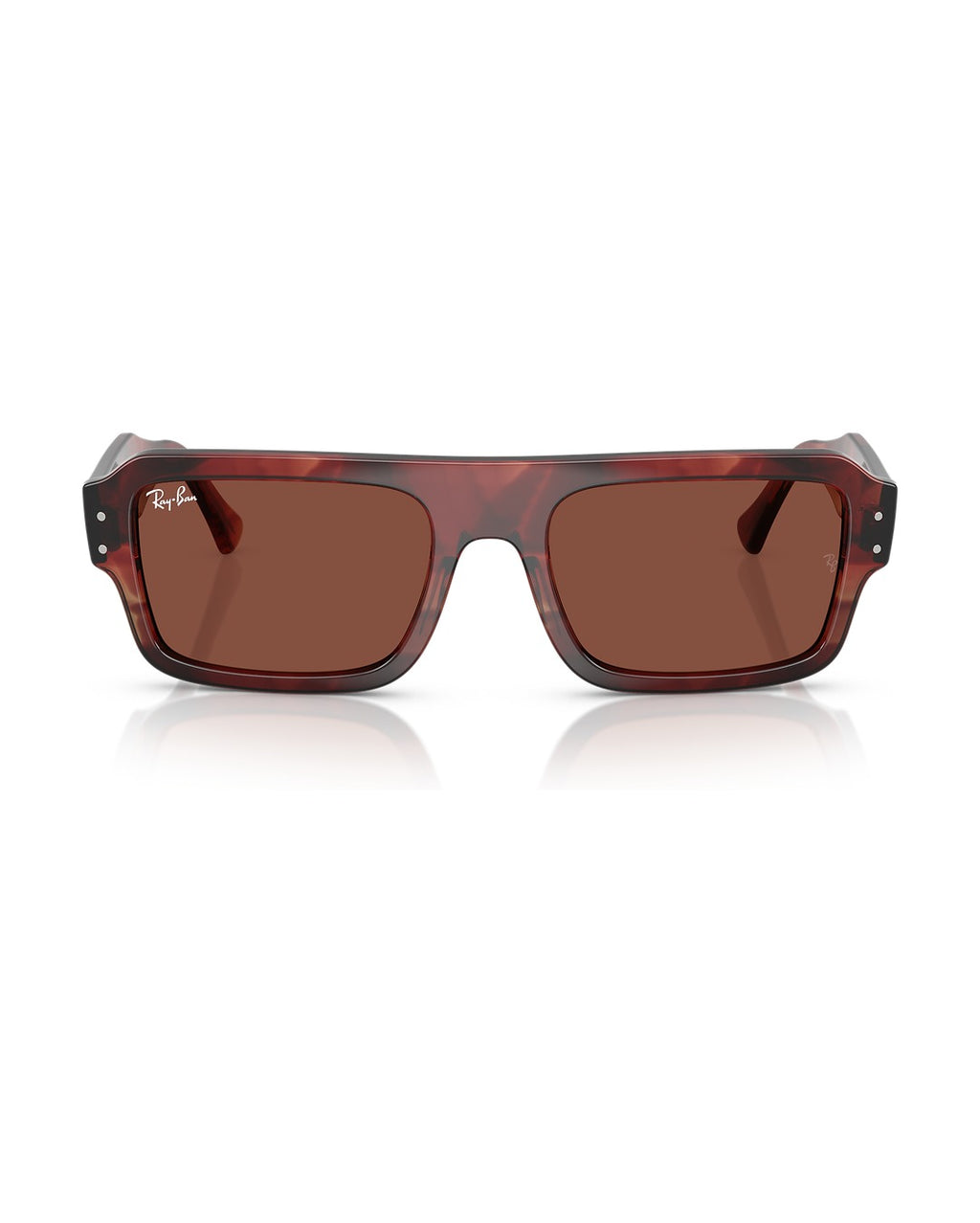 Flacko Sunglasses - Havana Red/Red - Ray-Ban