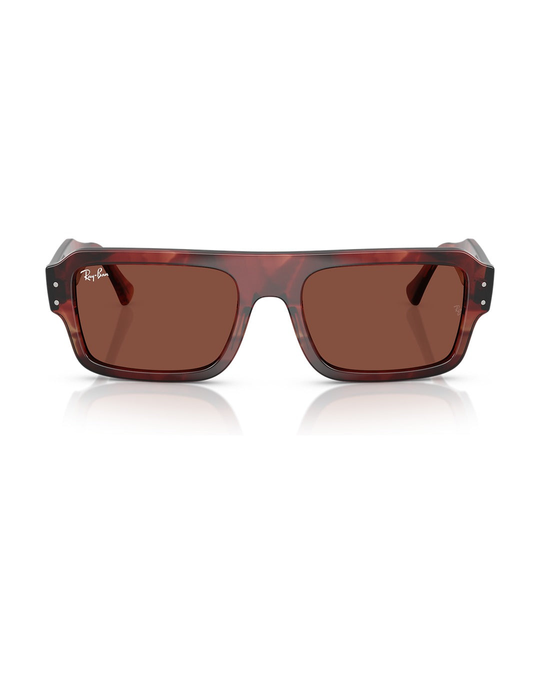 Flacko Sunglasses - Havana Red/Red - Ray-Ban