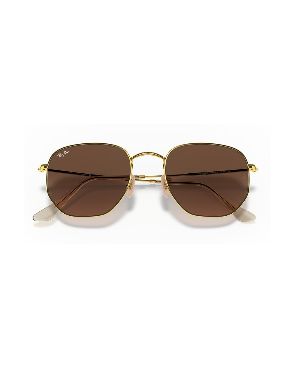 Hexagonal Sunglasses - Arista Gold/Solid Color - Ray-Ban