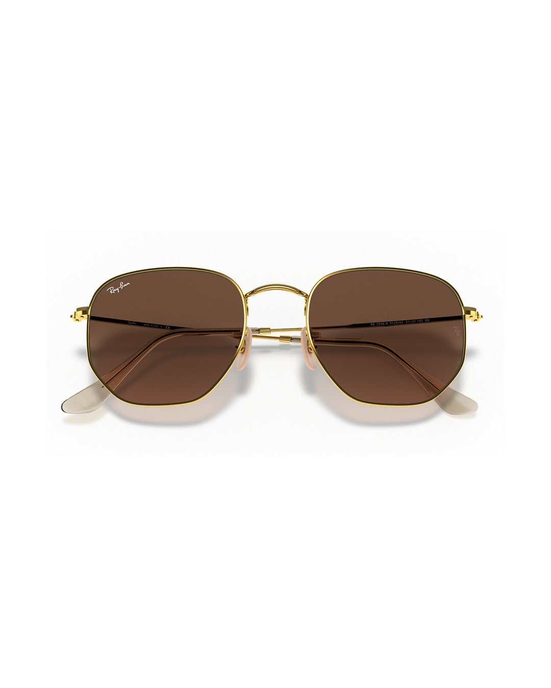 Hexagonal Sunglasses - Arista Gold/Solid Color - Ray-Ban