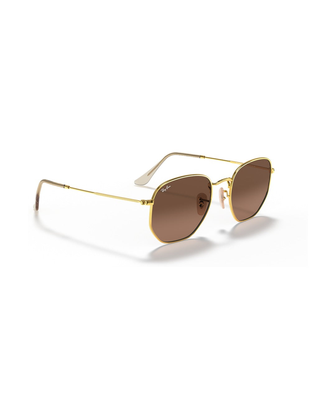 Hexagonal Sunglasses - Arista Gold/Solid Color - Ray-Ban