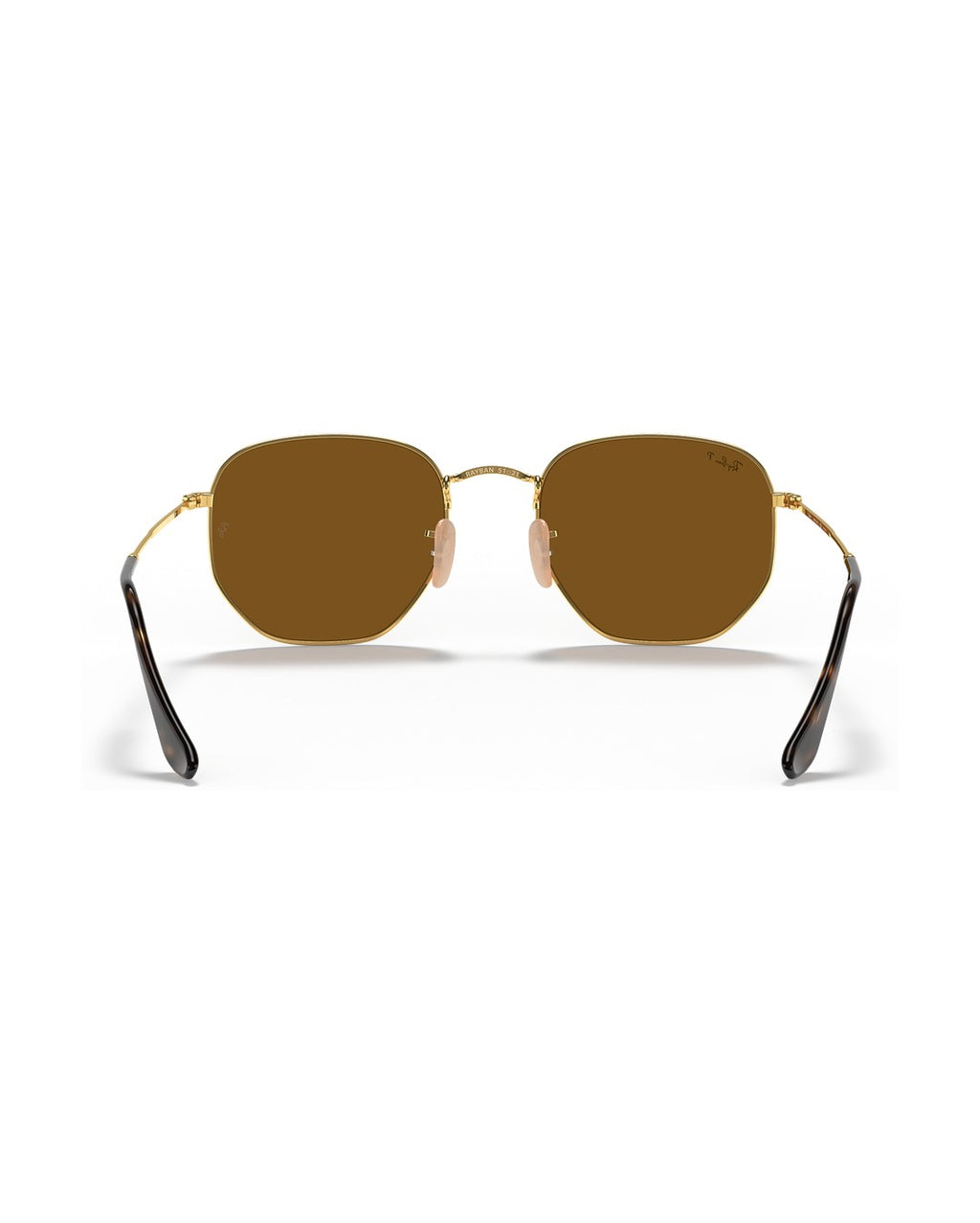 Hexagonal Sunglasses - Arista Gold/Brown Polarized - Ray-Ban