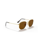 Hexagonal Sunglasses - Arista Gold/Brown Polarized - Ray-Ban