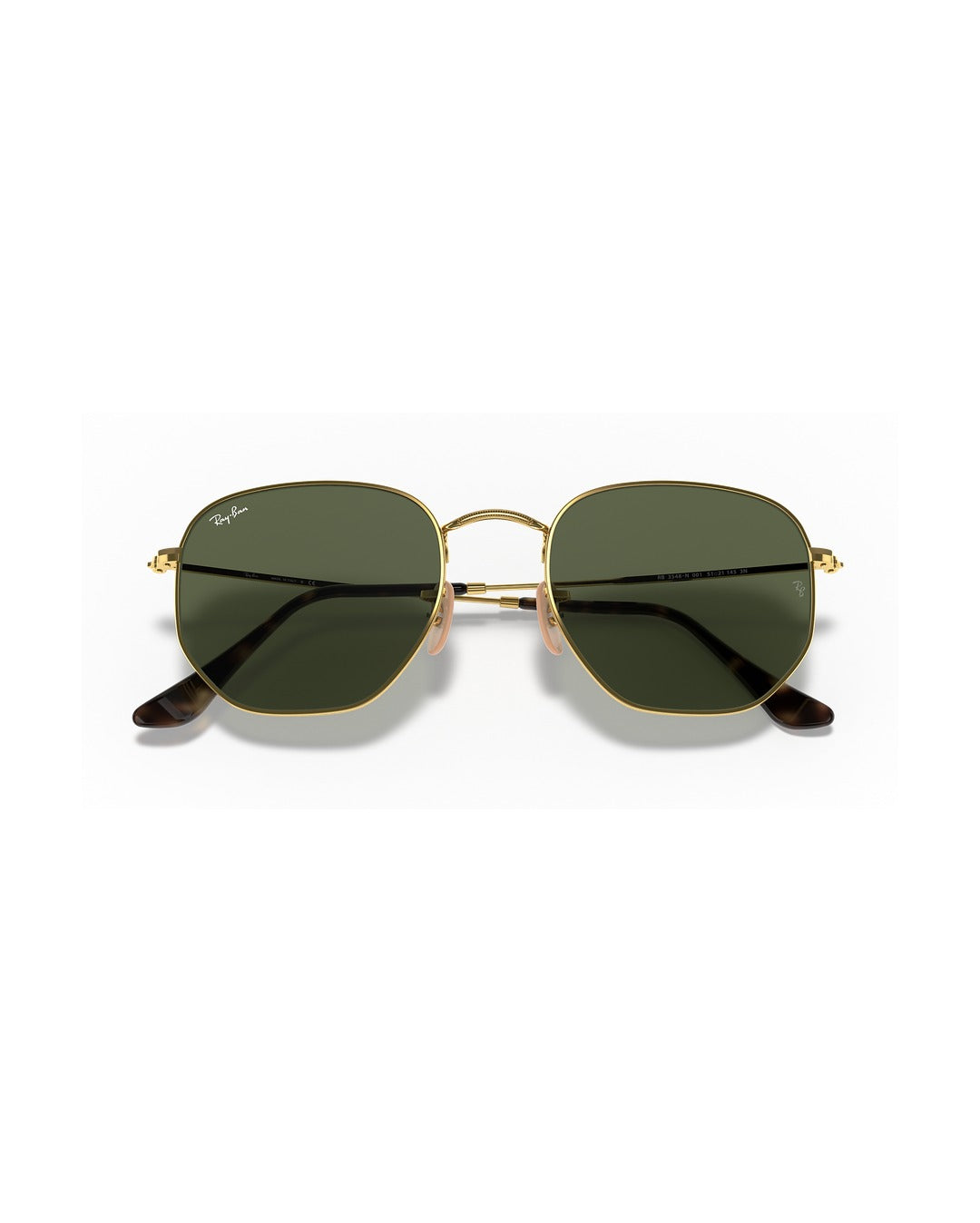 Hexagonal Sunglasses - Arista Gold/G-15 Green - Ray-Ban