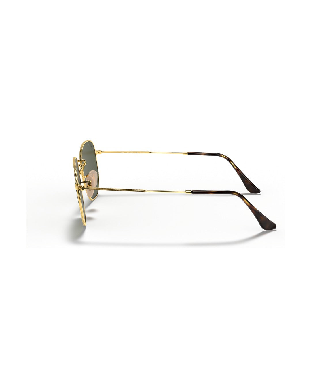 Hexagonal Sunglasses - Arista Gold/G-15 Green Polarised - Ray-Ban