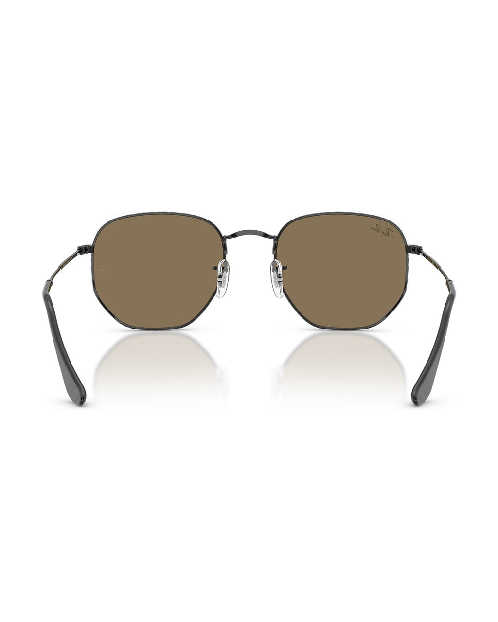 Hexagonal Sunglasses - Black/Blue Mirror - Ray-Ban