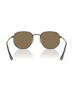 Hexagonal Sunglasses - Black/Blue Mirror - Ray-Ban