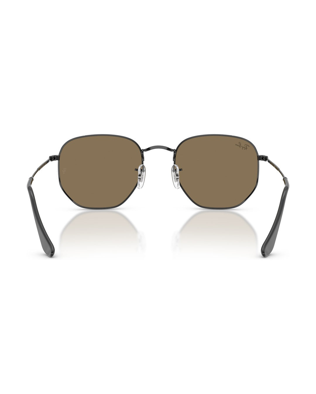 Hexagonal Sunglasses - Black/Blue Mirror - Ray-Ban