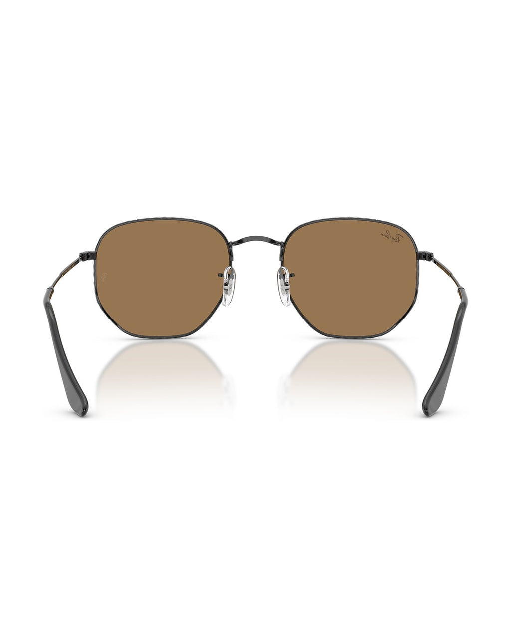 Hexagonal Sunglasses - Black/Brown Mirror Bronze - Ray-Ban