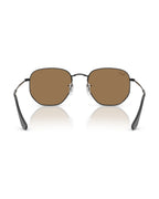 Hexagonal Sunglasses - Black/Brown Mirror Bronze - Ray-Ban