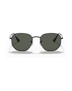 Hexagonal Sunglasses - Black/G-15 Green Polarised - Ray-Ban