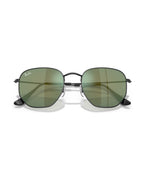 Hexagonal Sunglasses - Black/Green Mirror - Ray-Ban