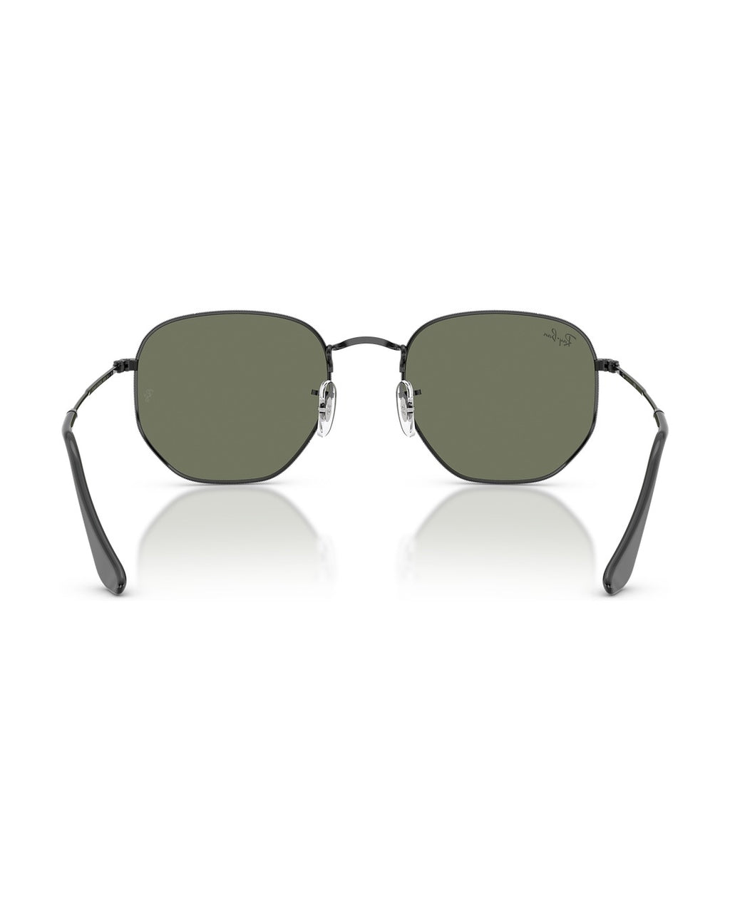 Hexagonal Sunglasses - Black/Green Mirror - Ray-Ban