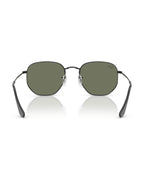 Hexagonal Sunglasses - Black/Green Mirror - Ray-Ban