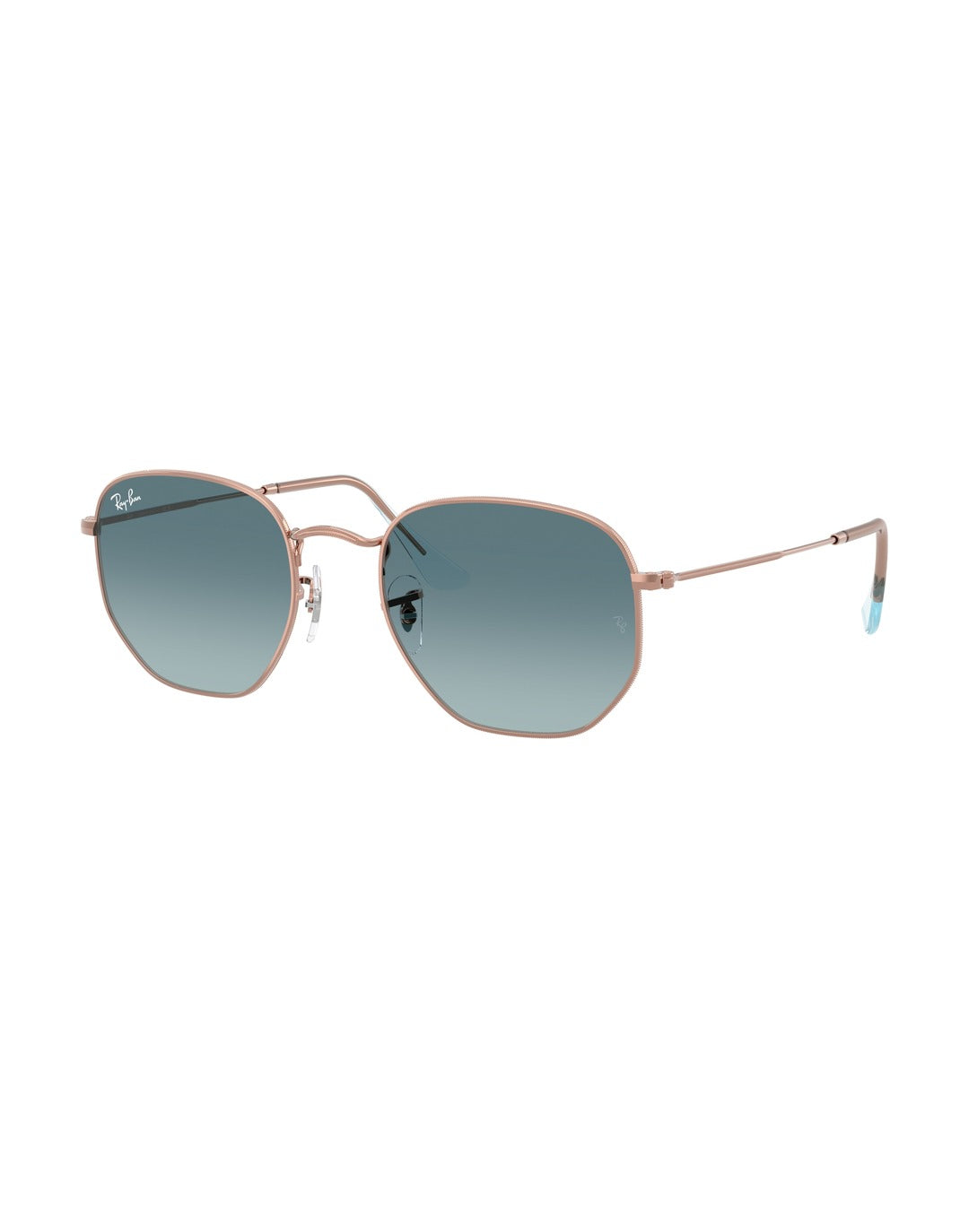 Hexagonal Sunglasses - Copper/Blue Gradient Grey - Ray-Ban