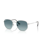 Hexagonal Sunglasses - Silver/Blue Gradient Grey - Ray-Ban