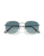 Hexagonal Sunglasses - Silver/Blue Gradient Grey - Ray-Ban