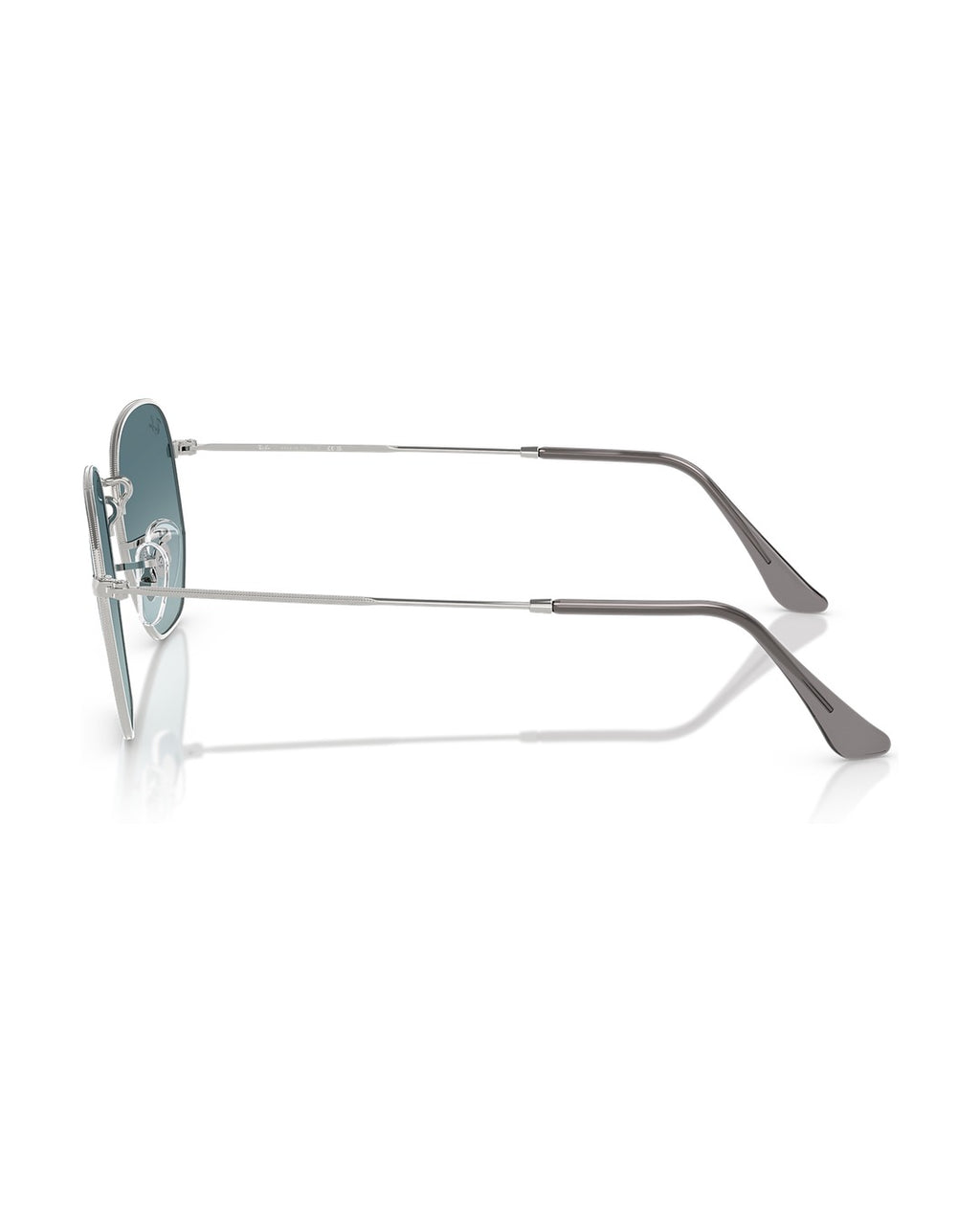 Hexagonal Sunglasses - Silver/Blue Gradient Grey - Ray-Ban