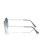 Hexagonal Sunglasses - Silver/Blue Gradient Grey - Ray-Ban