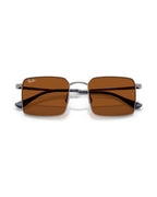 Idan Bio-Based Sunglasses - Gunmetal/Dark Brown - Ray-Ban