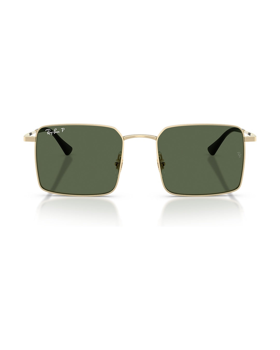 Idan Bio-Based Sunglasses - Pale Gold/Dark Green Polarized - Ray-Ban