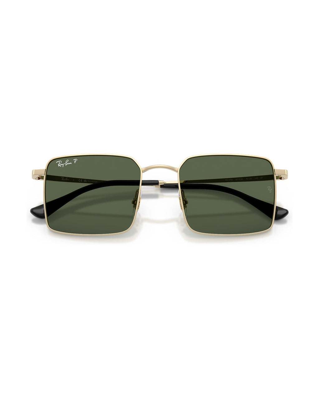 Idan Bio-Based Sunglasses - Pale Gold/Dark Green Polarized - Ray-Ban