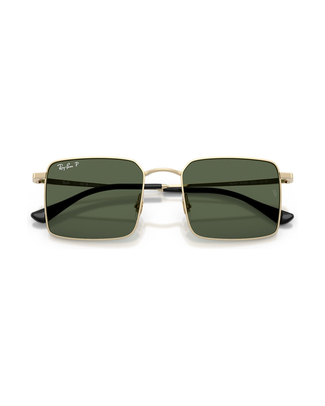Idan Bio-Based Sunglasses - Pale Gold/Dark Green Polarized - Ray-Ban