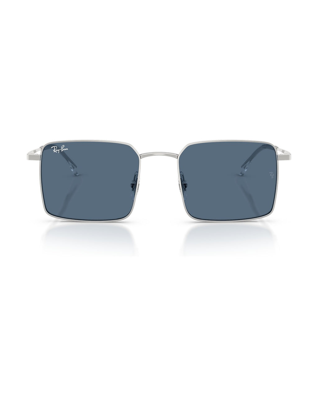 Idan Bio-Based Sunglasses - Silver/Dark Blue - Ray-Ban