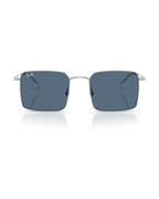 Idan Bio-Based Sunglasses - Silver/Dark Blue - Ray-Ban