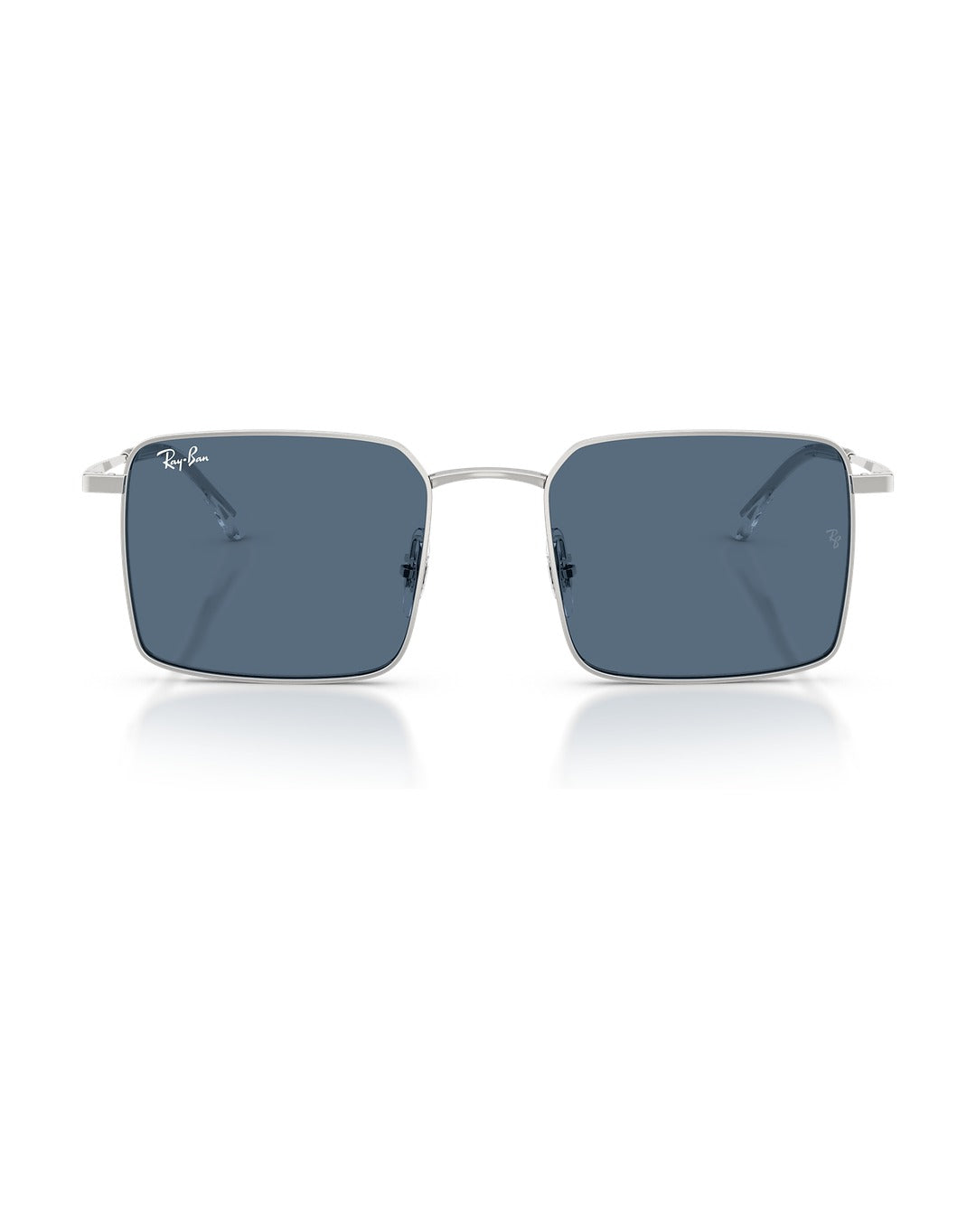 Idan Bio-Based Sunglasses - Silver/Dark Blue - Ray-Ban