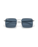 Idan Bio-Based Sunglasses - Silver/Dark Blue - Ray-Ban