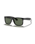 Justin Sunglasses - Black/Dark Green - Ray-Ban