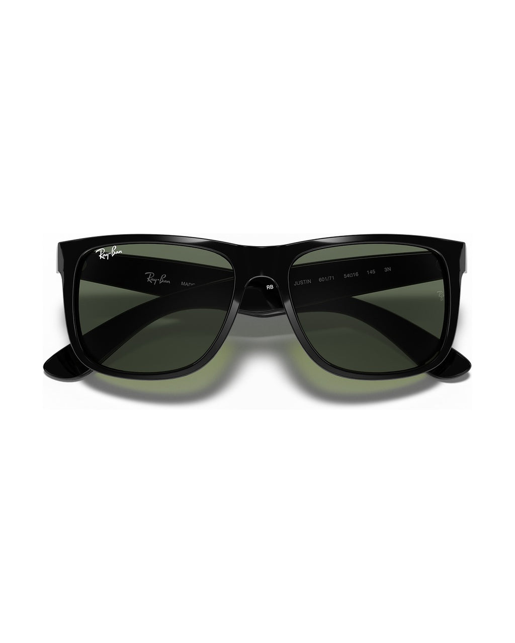 Justin Sunglasses - Black/Dark Green - Ray-Ban