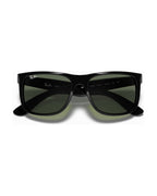 Justin Sunglasses - Black/Dark Green - Ray-Ban