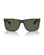 Justin Sunglasses - Havana/Dark Green Polarized - Ray-Ban