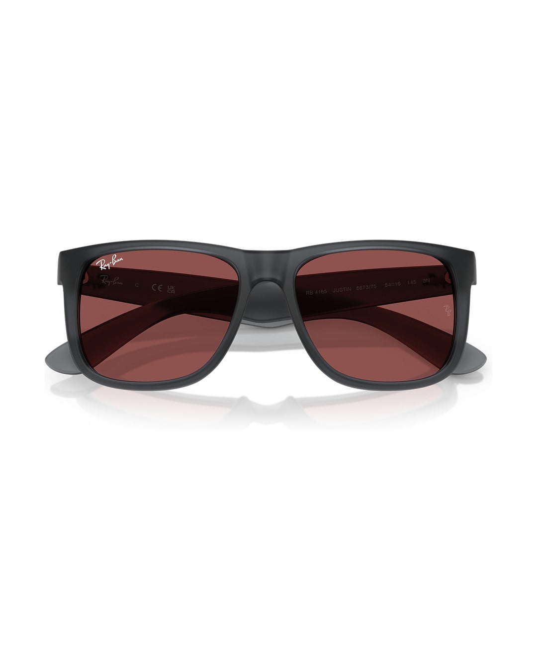 Justin Sunglasses - Opal Grey/Dark Violet - Ray-Ban