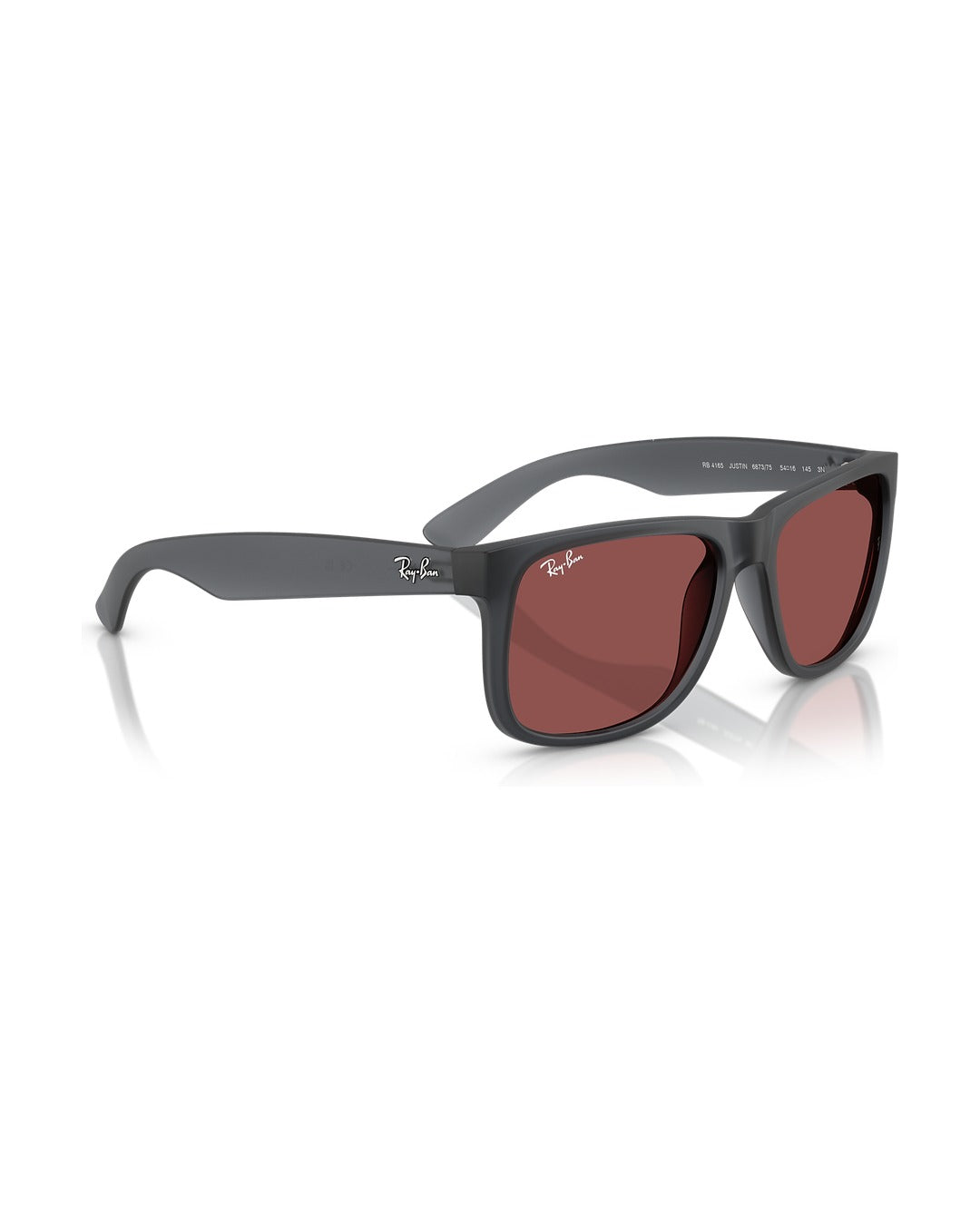 Justin Sunglasses - Opal Grey/Dark Violet - Ray-Ban