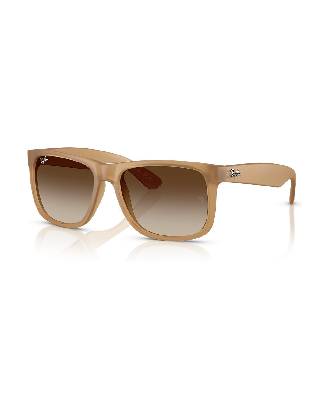 Justin Sunglasses - Rubber Beige/Gradient Brown - Ray-Ban