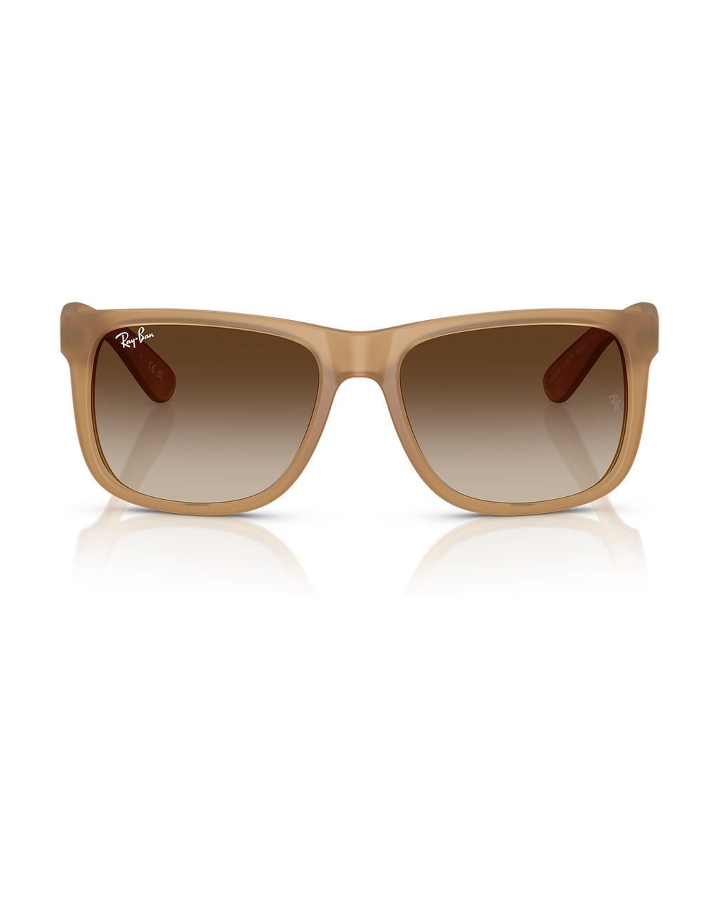 Justin Sunglasses - Rubber Beige/Gradient Brown - Ray-Ban