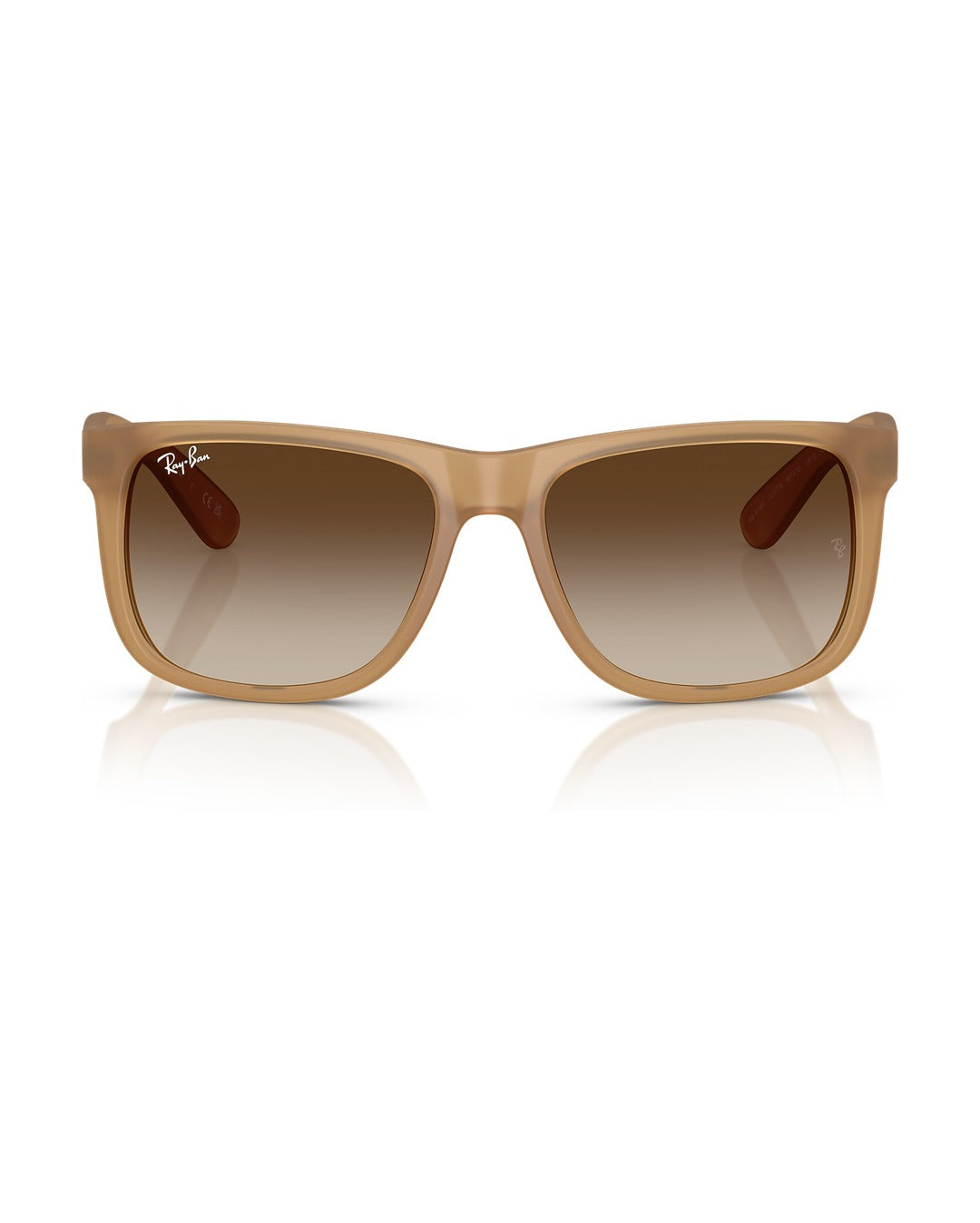 Justin Sunglasses - Rubber Beige/Gradient Brown - Ray-Ban