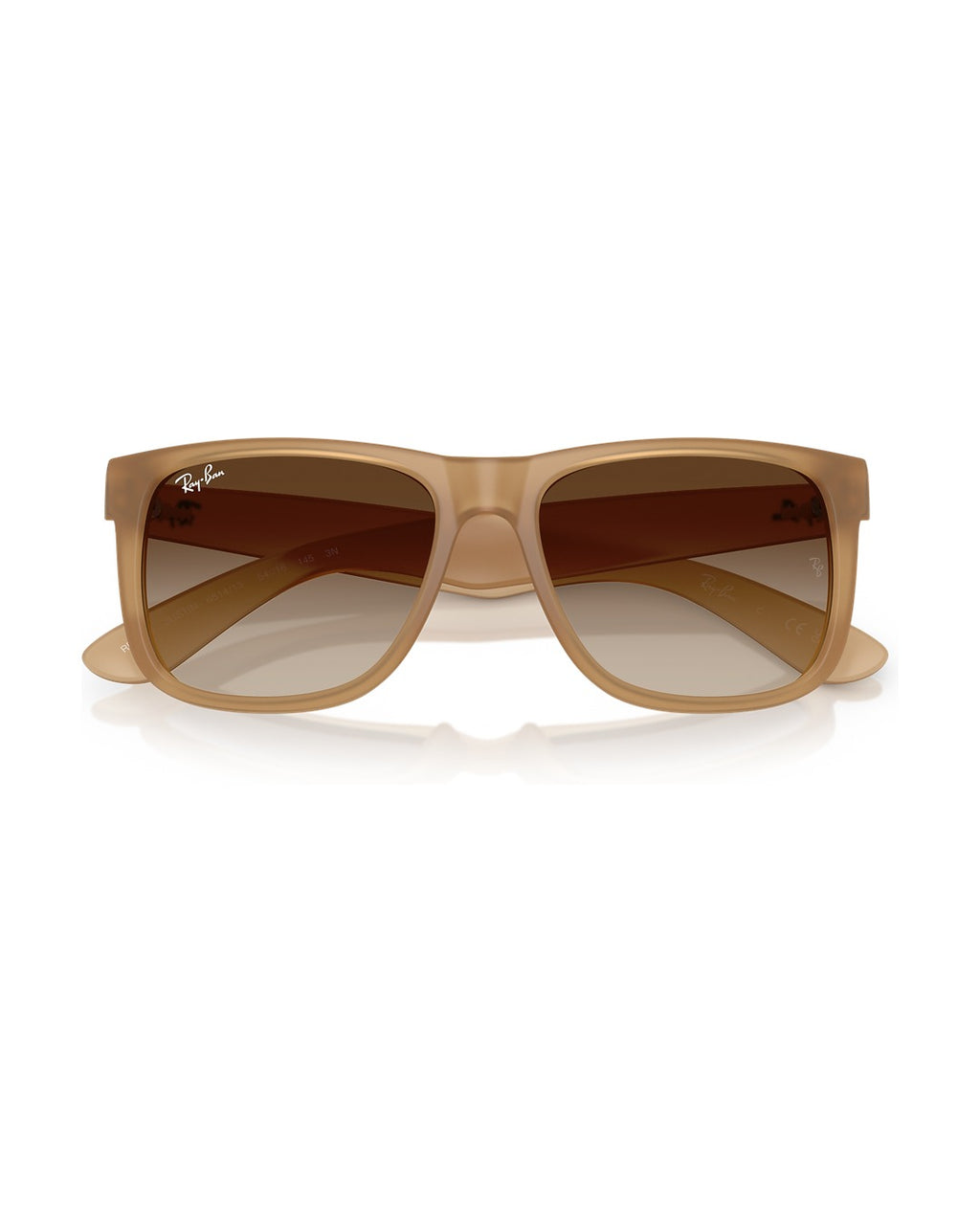 Justin Sunglasses - Rubber Beige/Gradient Brown - Ray-Ban
