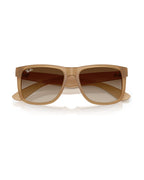 Justin Sunglasses - Rubber Beige/Gradient Brown - Ray-Ban