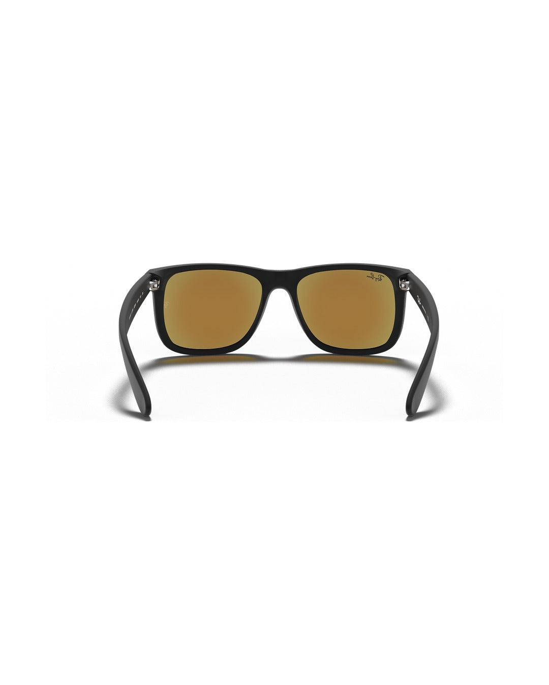 Justin Sunglasses - Rubber Black/Blue Mirror - Ray-Ban