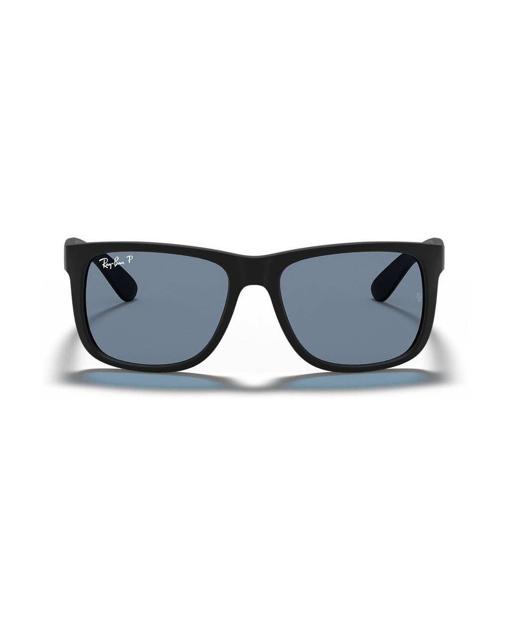 Justin Sunglasses - Rubber Black/Dark Blue Polarized - Ray-Ban