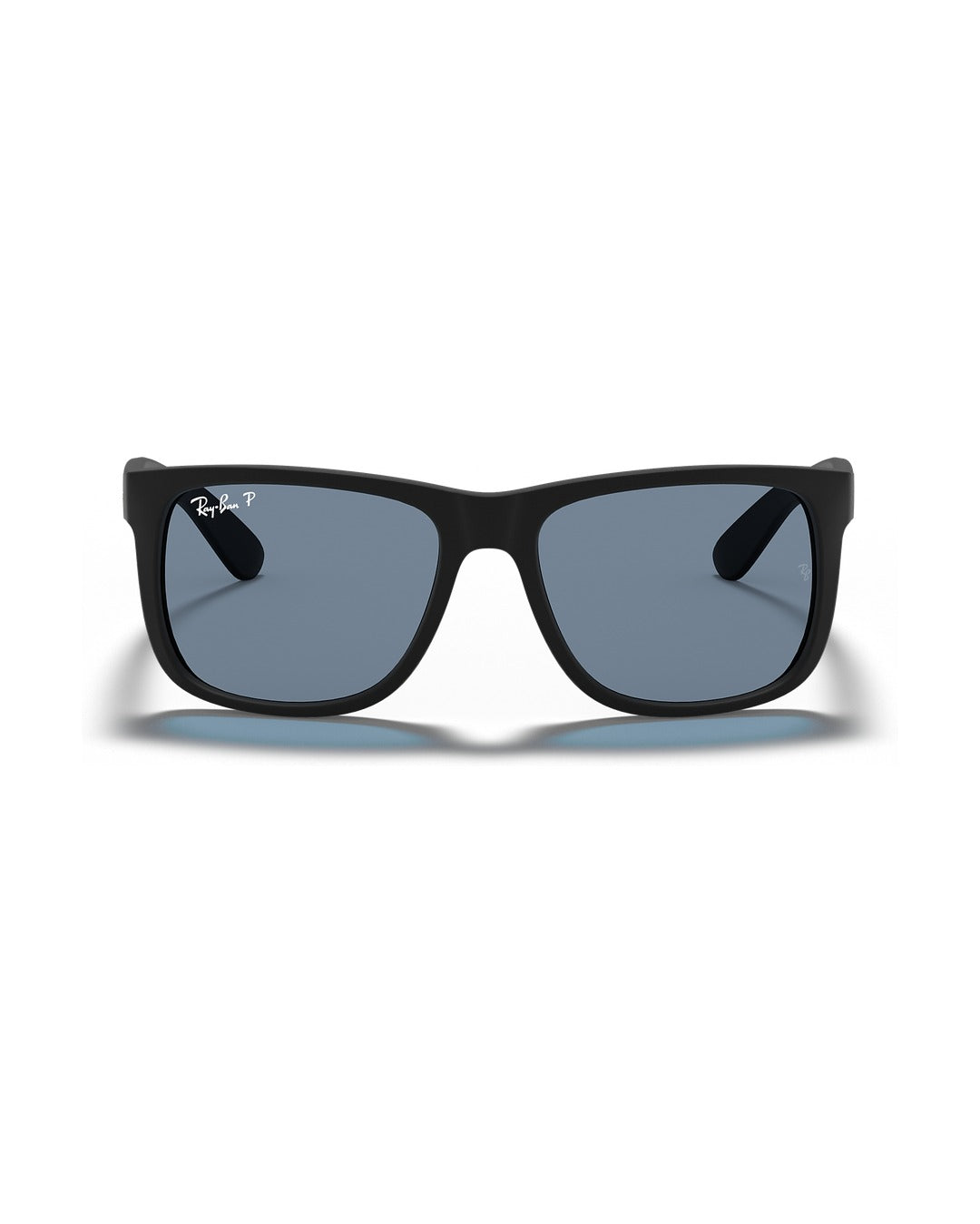 Justin Sunglasses - Rubber Black/Dark Blue Polarized - Ray-Ban