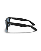 Justin Sunglasses - Rubber Black/Dark Blue Polarized - Ray-Ban