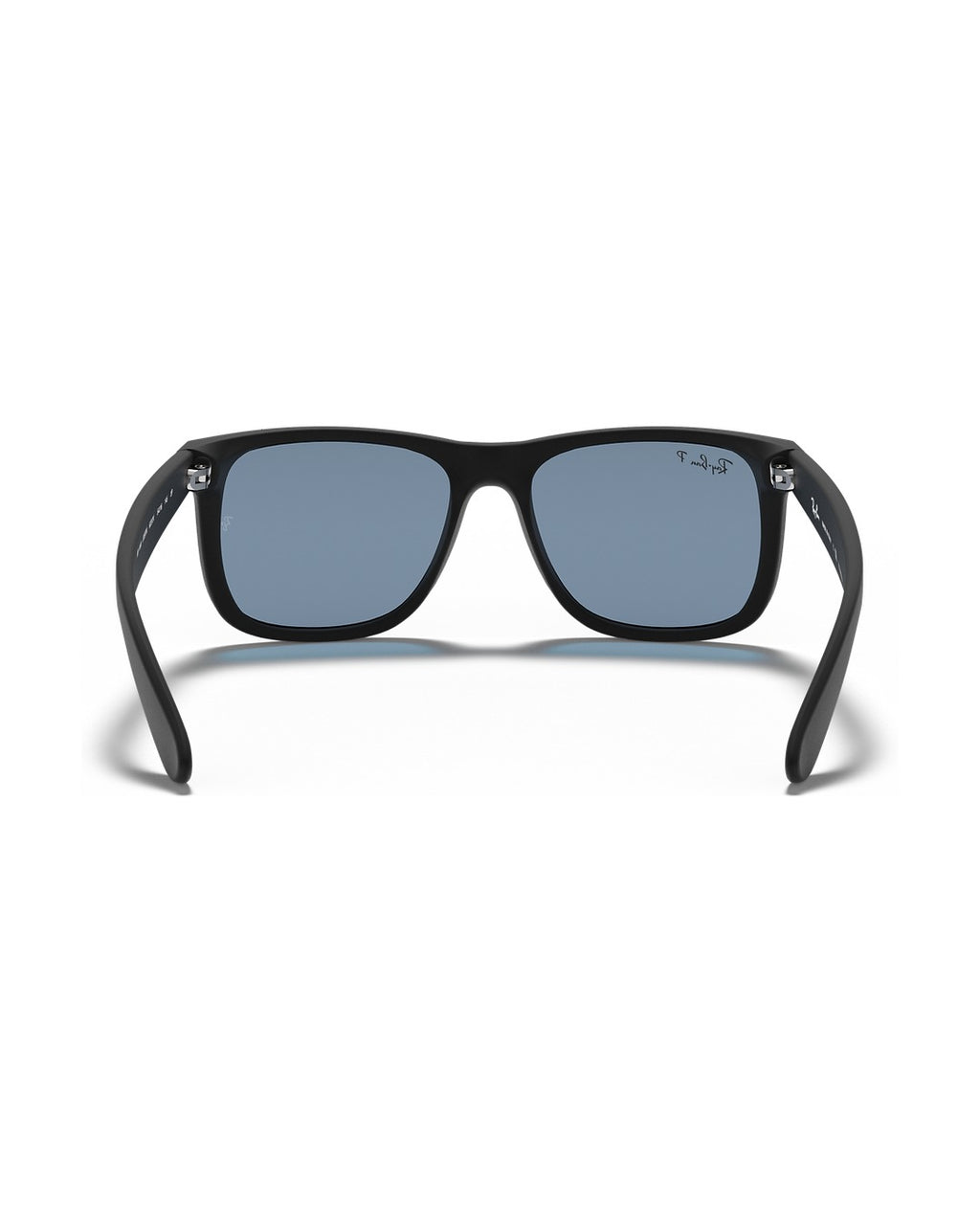 Justin Sunglasses - Rubber Black/Dark Blue Polarized - Ray-Ban