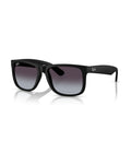 Justin Sunglasses - Rubber Black/Solid Color - Ray-Ban