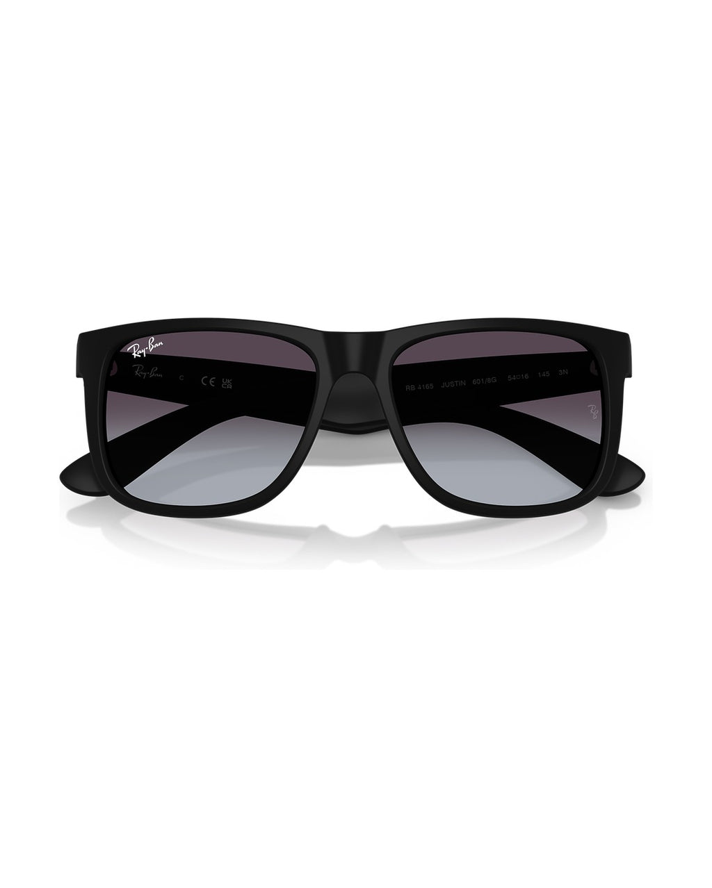 Justin Sunglasses - Rubber Black/Solid Color - Ray-Ban